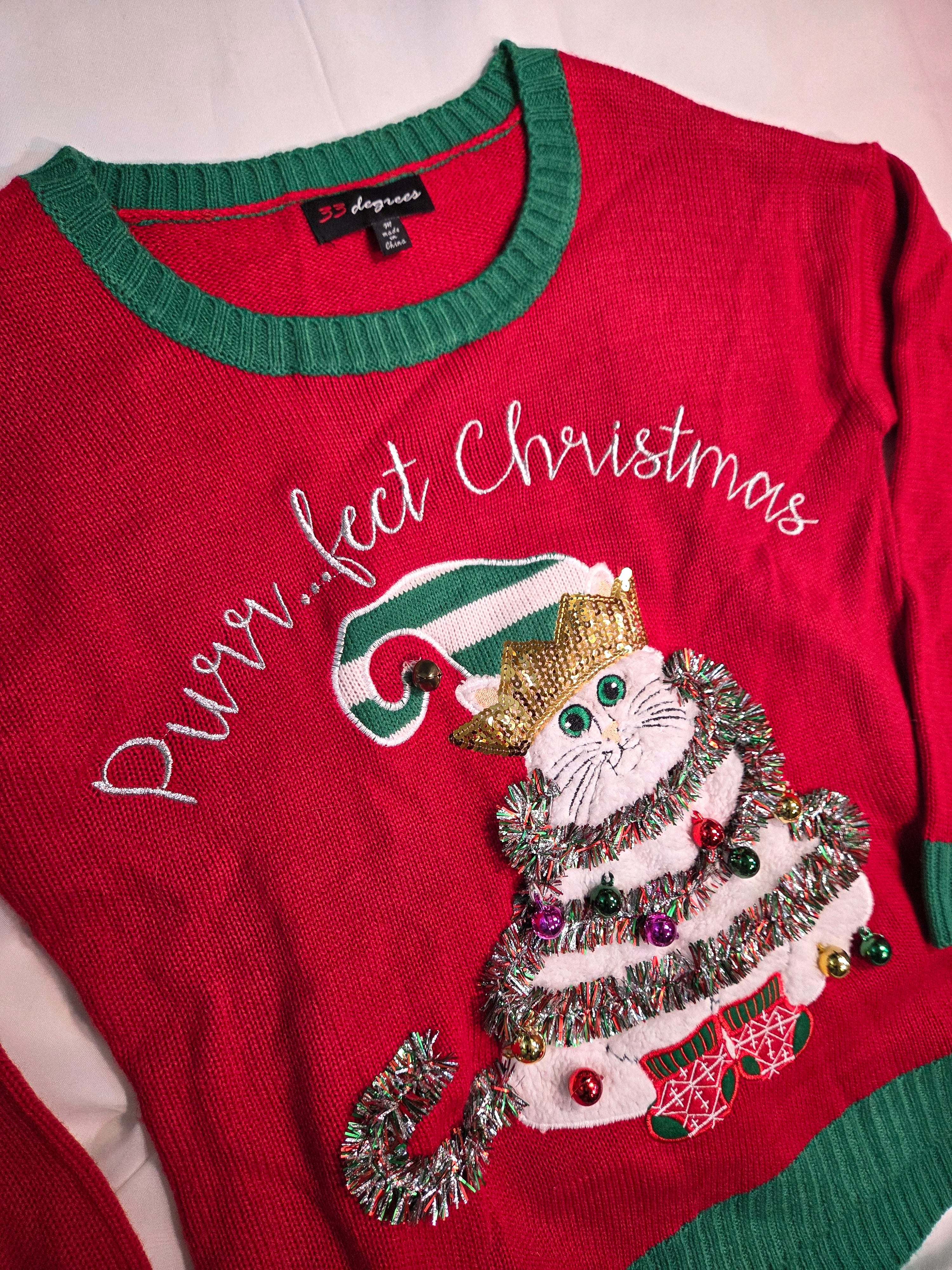 Cat Christmas Sweater