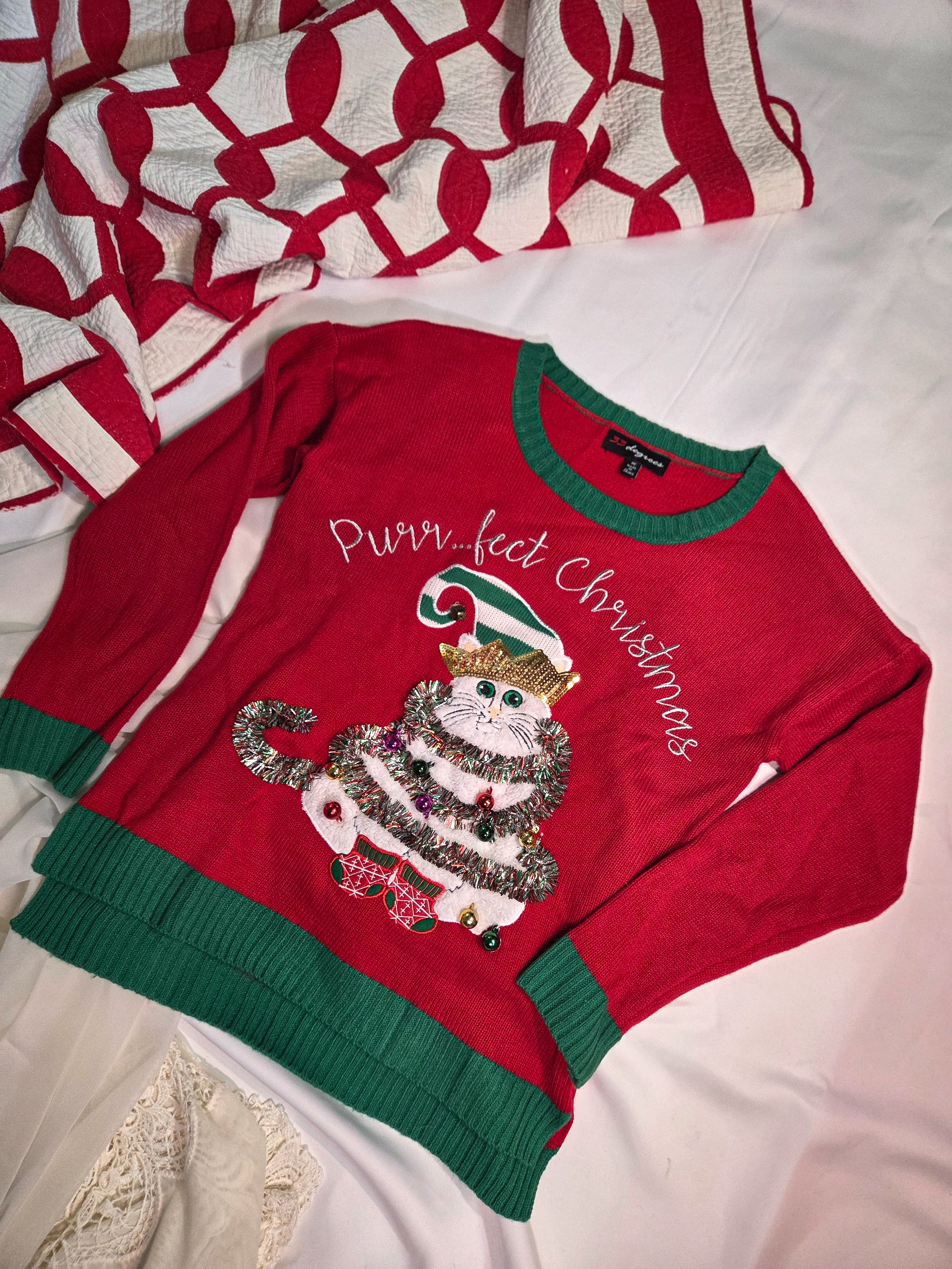 Cat Christmas Sweater