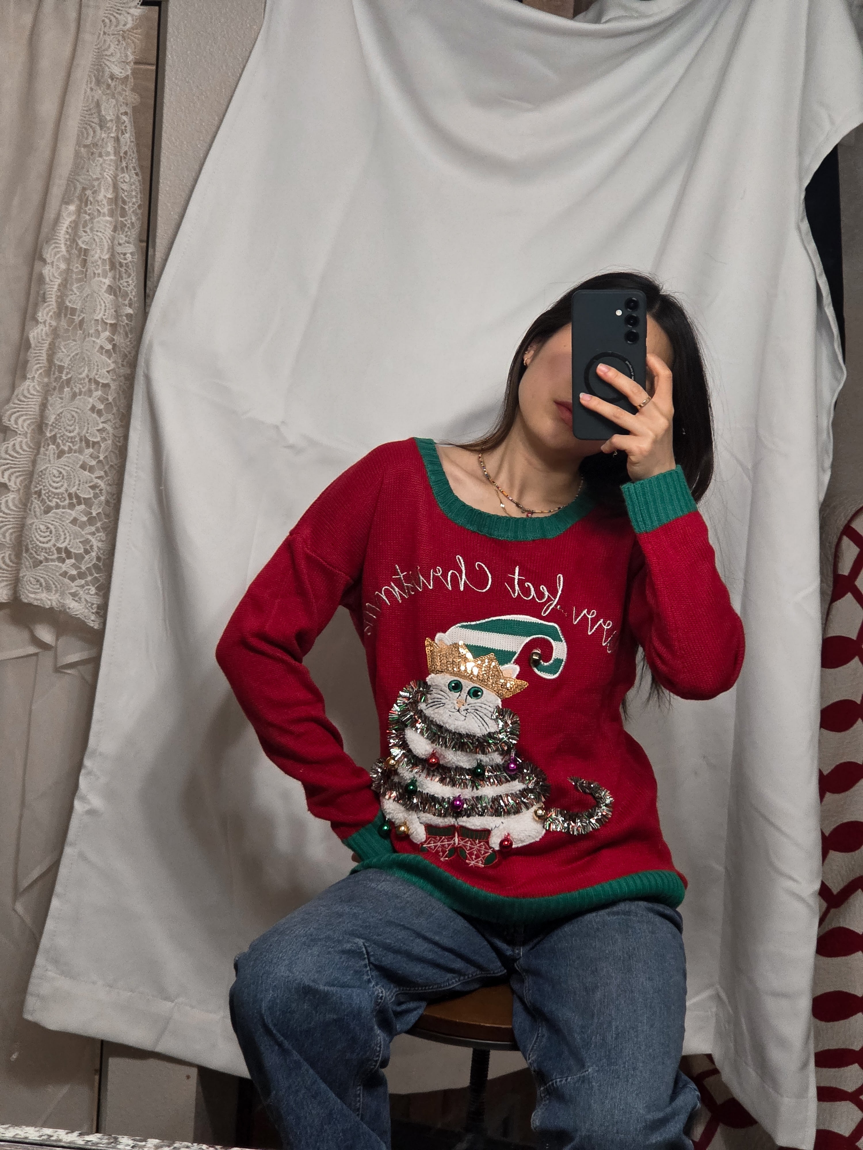 Cat Christmas Sweater